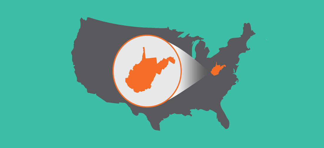 map of west virginia
