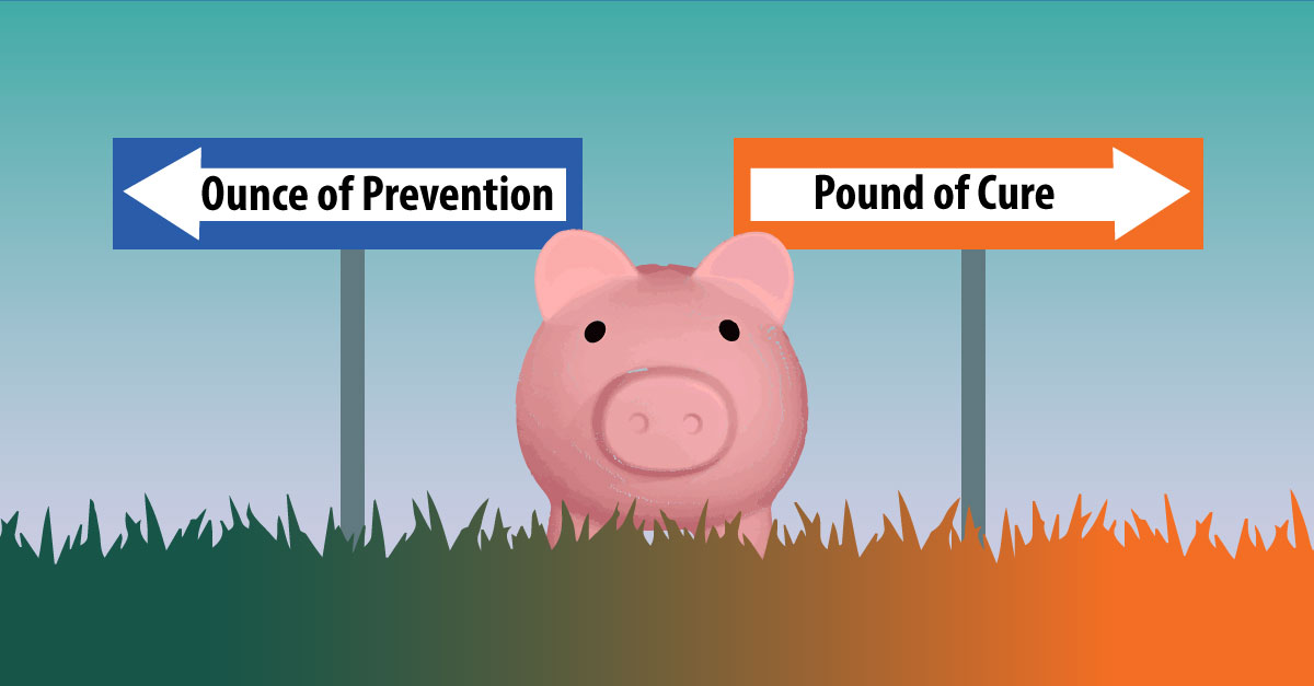 Preventive Care prevent higher healthcare expenses later
