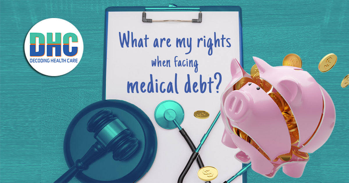 Medical Debt Piggy and Gavel to demonstrate laws
