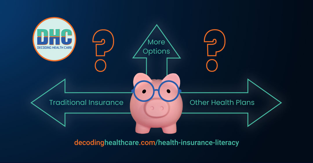 picture of a piggy bank trying to compare health plans